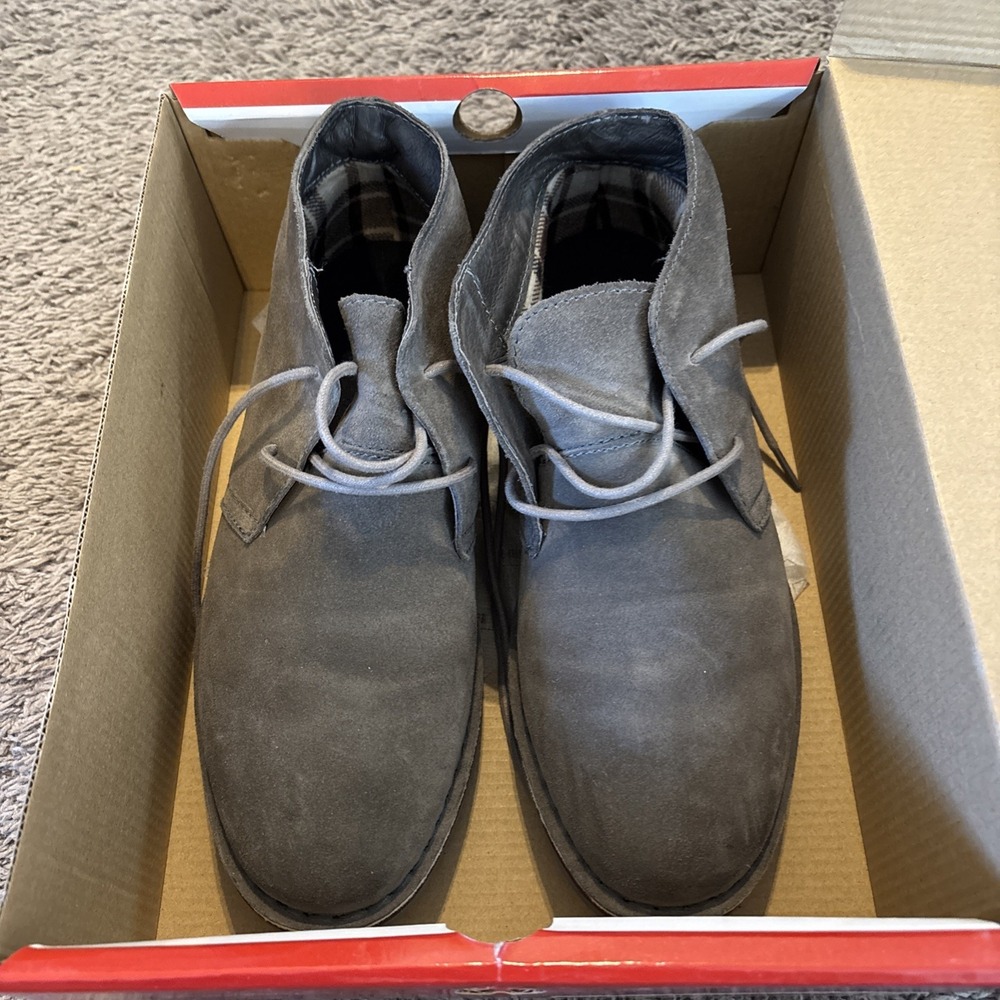 Propet Findley Men's Shoes Casual Boots- Stone Gray Size‎ 8 X(3E)